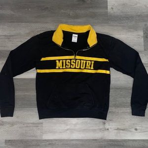 Mizzou PINK Brand 1/4 Zip Sweatshirt